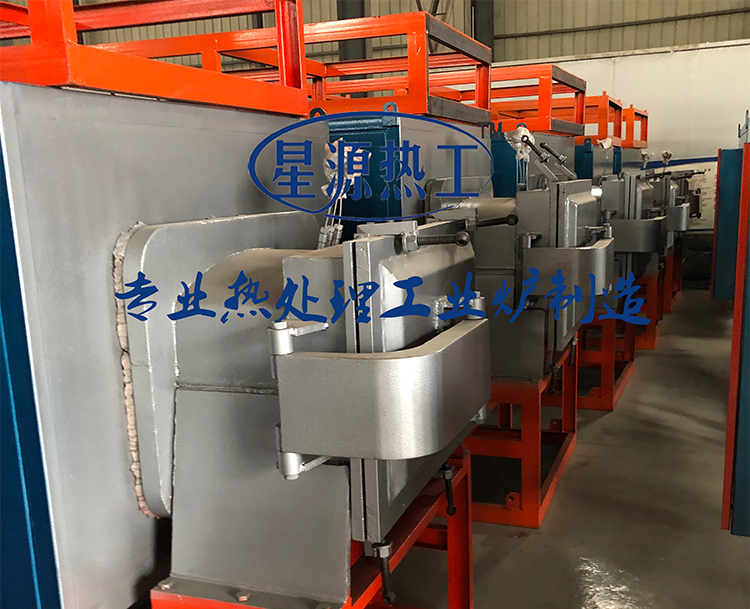 Horizontal vacuum electronic annealing furnace